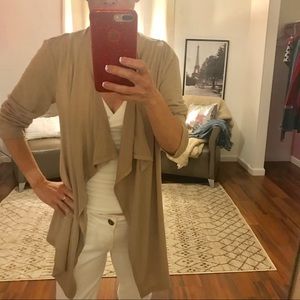 Kenar Tan Tunic Length Open Cardigan Size Medium